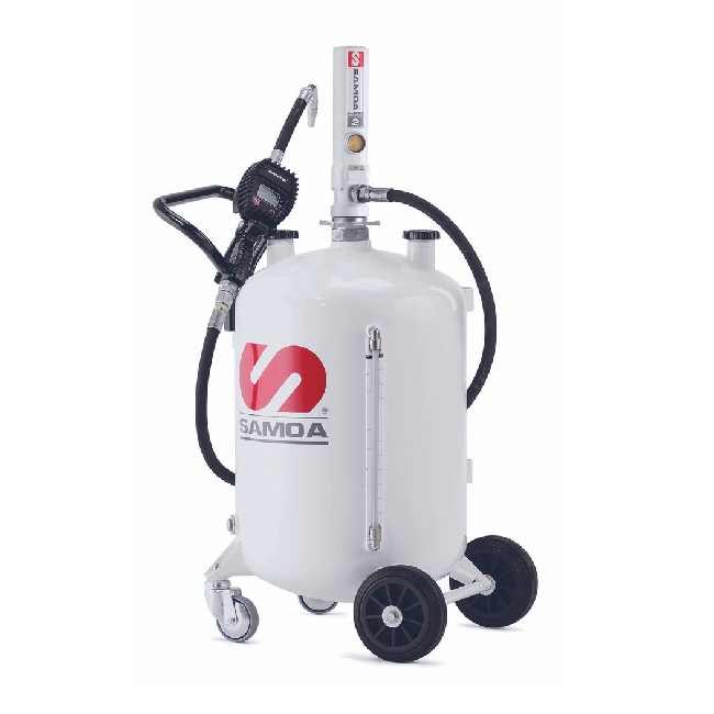 328010 SAMOA Pumpmaster 2 - 3:1 Ratio Air Operated Self-Contained 70 Litre Mobile Oil Dispenser